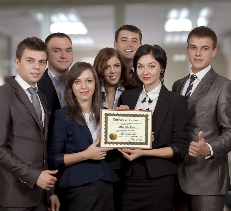 Great Papers! Certificate of Excellence  Gold Foil  Embossed  for Awards and Recognition  180 GSM 8.5  x 11   Pack of 6 - Image 3